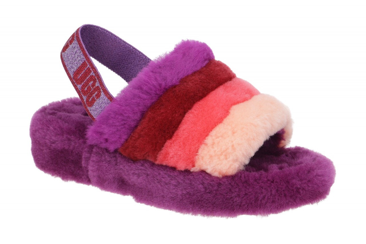 UGG FLUFF YEAH SLIDE 1122990 SPMM violett - Riemchen Sandale f?r Damen 1 UGG FLUFF YEAH SLIDE 1122990 SPMM violett - Riemchen Sandale f?r Damen