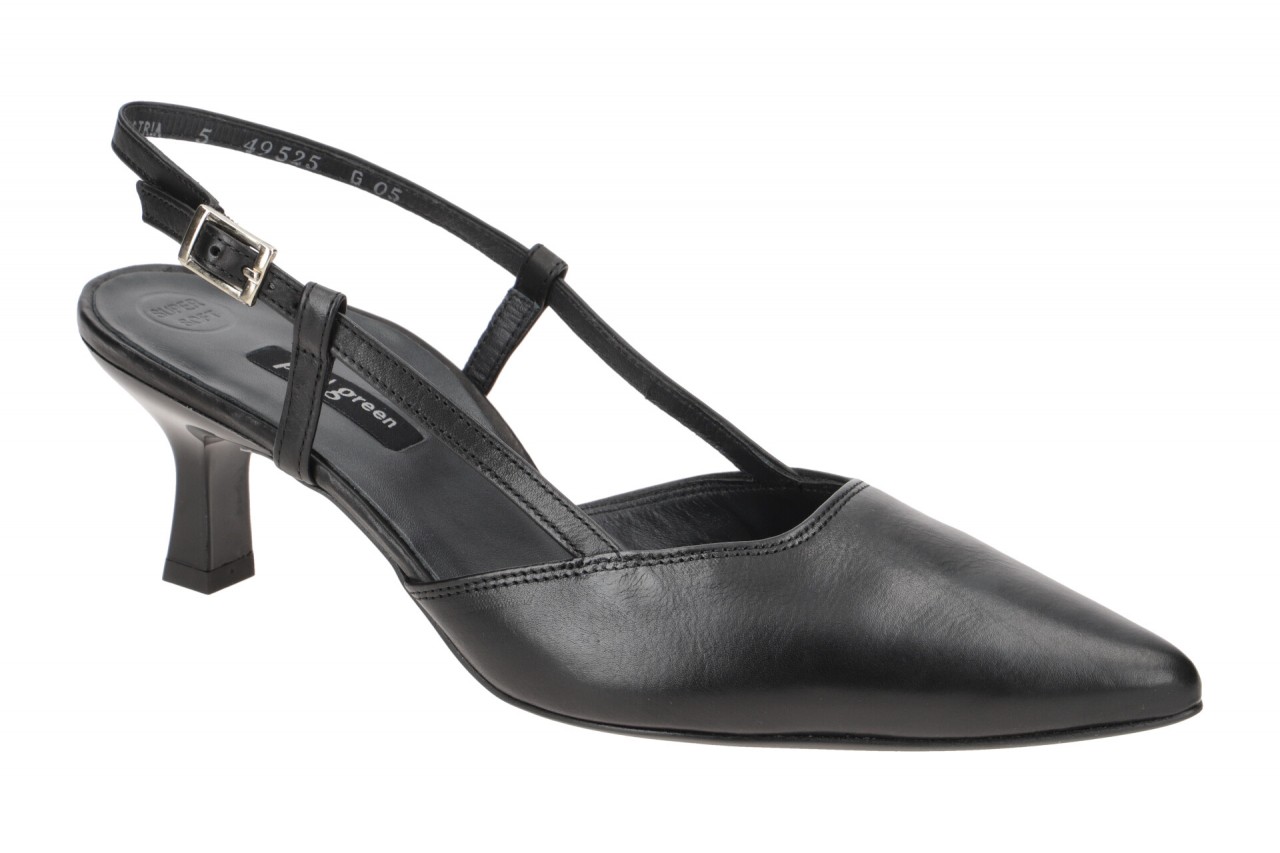 Paul Green 7992-01 schwarz - Sling Pumps f?r Damen 1 Paul Green 7992-01 schwarz - Sling Pumps f?r Damen
