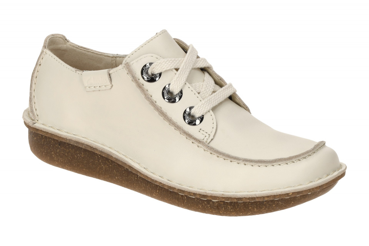 Clarks FUNNY DREAM 26181433 4 offwhite - bequeme Halbschuhe f?r Damen 1 Clarks FUNNY DREAM 26181433 4 offwhite - bequeme Halbschuhe f?r Damen