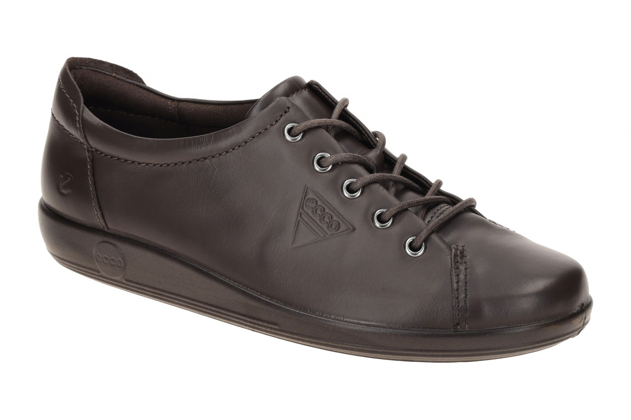 Ecco SOFT 2.0 20650301178 dunkel-braun - bequeme Halbschuhe f?r Damen 1 Ecco SOFT 2.0 20650301178 dunkel-braun - bequeme Halbschuhe f?r Damen