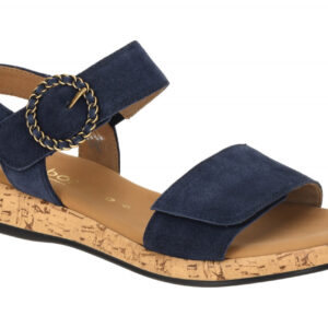 Gabor RHODOS 62.734.36 blau - Riemchen Sandale f?r Damen