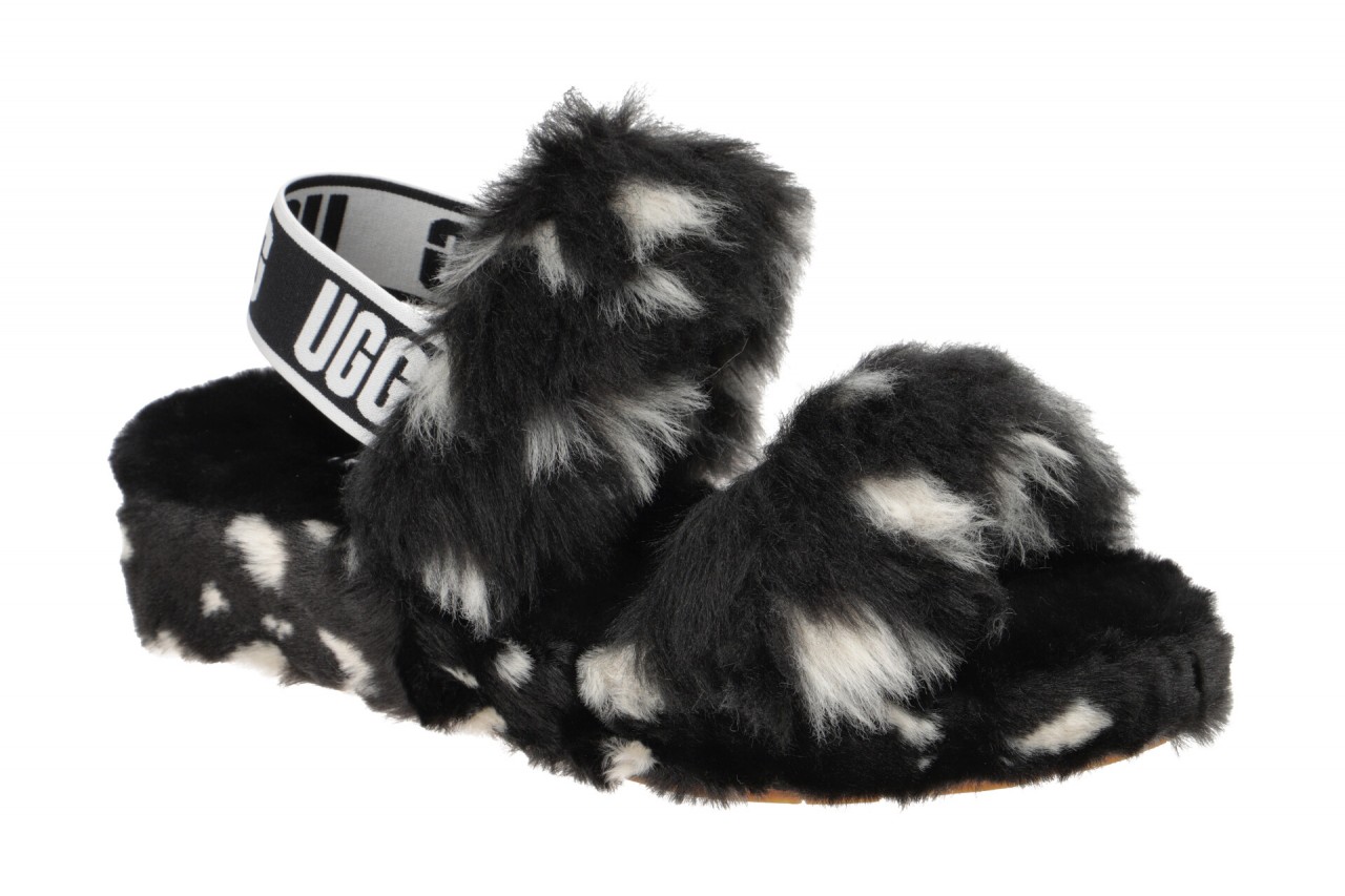 UGG OH YEAH SPOTS 1118165 BLK schwarz - Riemchen Sandale f?r Damen 1 UGG OH YEAH SPOTS 1118165 BLK schwarz - Riemchen Sandale f?r Damen