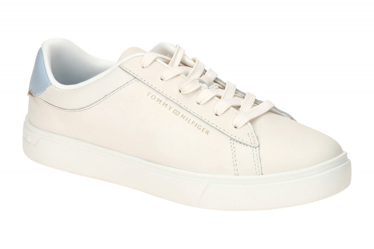 Tommy Hilfiger ESSENTIAL COURT SNEAKER FW08320 YBH offwhite - sportliche Halb... 1 Tommy Hilfiger ESSENTIAL COURT SNEAKER FW08320 YBH offwhite - sportliche Halb...