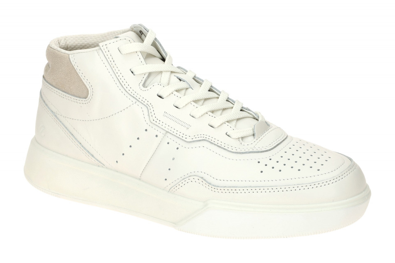 Ecco STREET COURT HIGH 53982452292 wei? - Mid Cut Sneakers f?r Herren 1 Ecco STREET COURT HIGH 53982452292 wei? - Mid Cut Sneakers f?r Herren