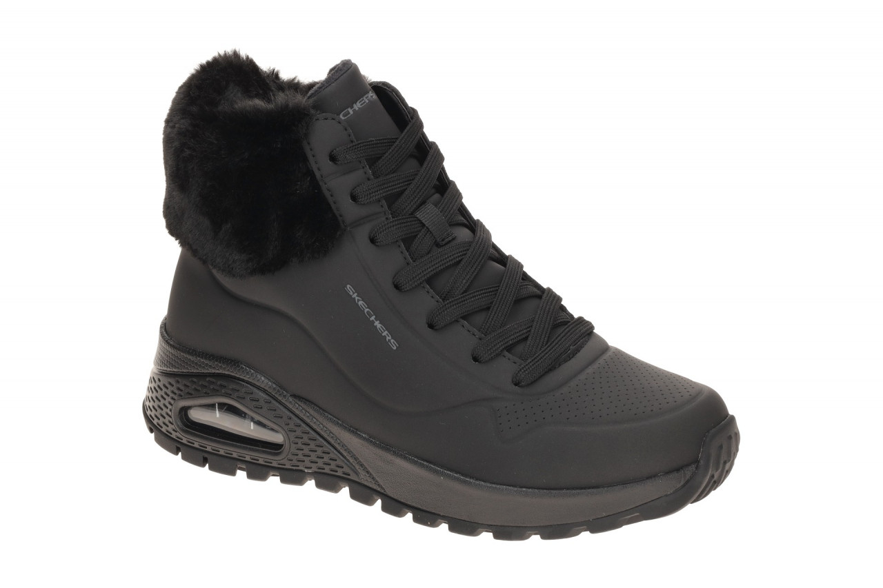 Skechers UNO 167274 BBK schwarz - Mid Cut Sneakers f?r Damen 1 Skechers UNO 167274 BBK schwarz - Mid Cut Sneakers f?r Damen