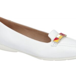 Geox ANNYTAH D027NB 00085C1000 wei? - Ballerina - Halbschuhe - Slipper f?r Damen