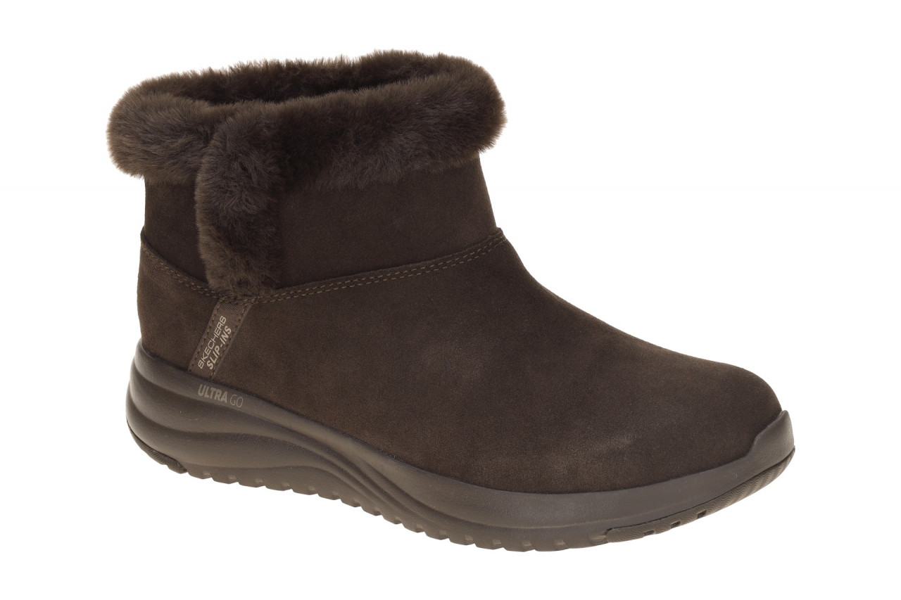 Skechers ON 144740 CHOC dunkel-braun - sportliche Stiefelette f?r Damen 1 Skechers ON 144740 CHOC dunkel-braun - sportliche Stiefelette f?r Damen