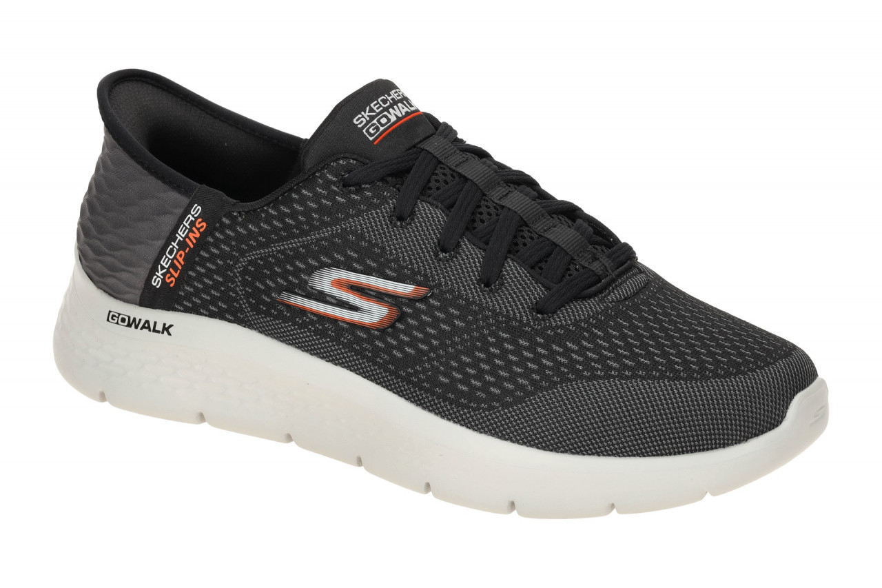 Skechers GO WALK FLEX 216505 BKOR dunkel-grau - sportliche Halbschuhe f?r Herren 1 Skechers GO WALK FLEX 216505 BKOR dunkel-grau - sportliche Halbschuhe f?r Herren