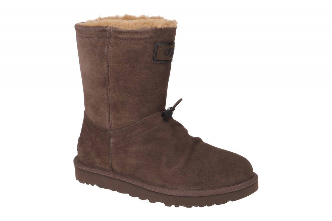 UGG CLASSIC SHORT TOGGLER 1143938 BCDR dunkel-braun - Winterstiefel f?r Damen 1 UGG CLASSIC SHORT TOGGLER 1143938 BCDR dunkel-braun - Winterstiefel f?r Damen