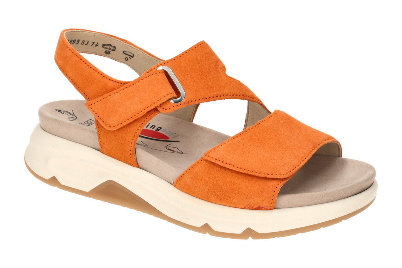 Gabor ROLLINGSOFT 66.885.35 orange - Sandalette f?r Damen 1 Gabor ROLLINGSOFT 66.885.35 orange - Sandalette f?r Damen