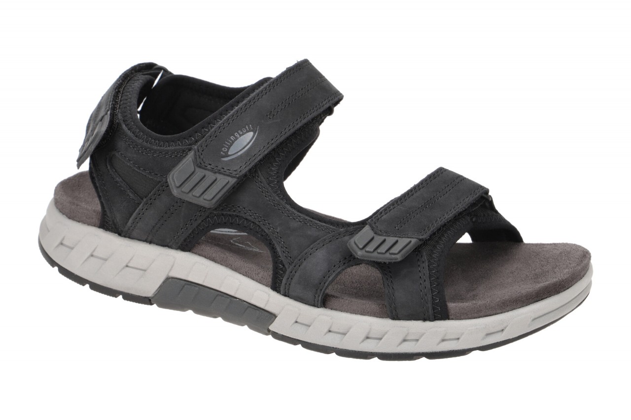 Pius Gabor ROLLINGSOFT 8004.10.01 schwarz - bequeme Sandale f?r Herren 1 Pius Gabor ROLLINGSOFT 8004.10.01 schwarz - bequeme Sandale f?r Herren