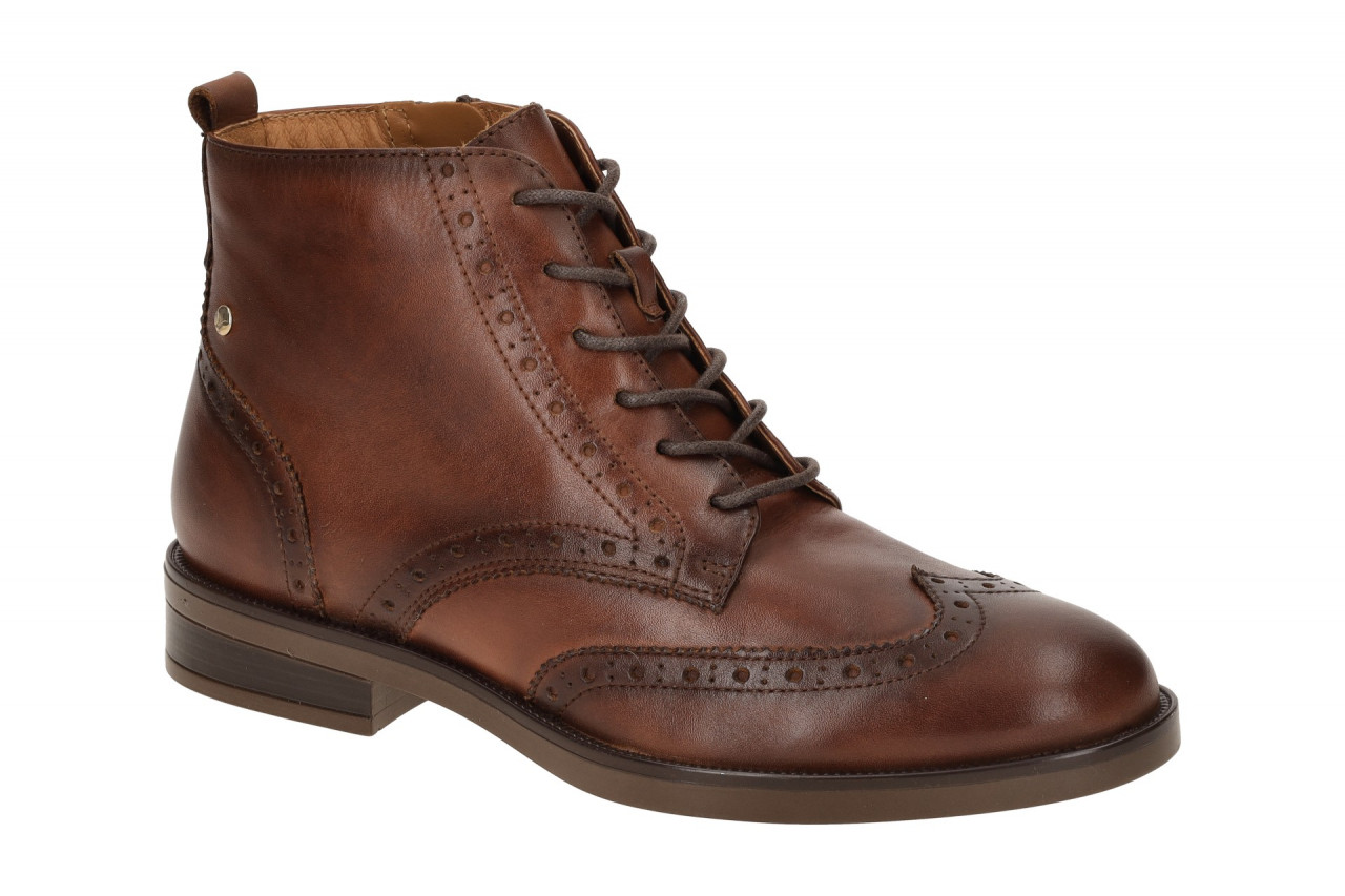 Pikolinos PUERTOLLANO W3C-8856 cognac braun - elegante Stiefelette f?r Damen 1 Pikolinos PUERTOLLANO W3C-8856 cognac braun - elegante Stiefelette f?r Damen