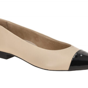 Paul Green 1128-00 beige - Ballerina - Halbschuhe - Slipper f?r Damen