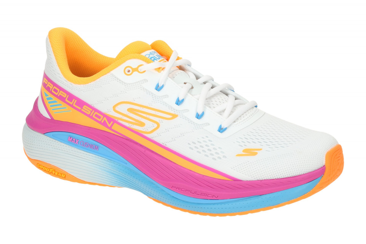 Skechers MAX CUSHIONING PROPULSION 128901 WOR wei? - Sportschuhe f?r Damen 1 Skechers MAX CUSHIONING PROPULSION 128901 WOR wei? - Sportschuhe f?r Damen