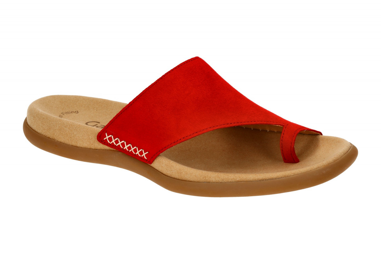Gabor 63.700.15 rot - Pantoletten f?r Damen 1 Gabor 63.700.15 rot - Pantoletten f?r Damen