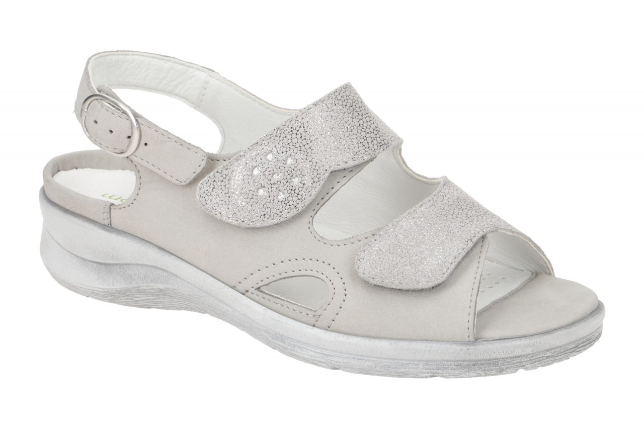 Waldl?ufer MERLE 811004 324 070 hell-grau - Sandalette f?r Damen 1 Waldl?ufer MERLE 811004 324 070 hell-grau - Sandalette f?r Damen