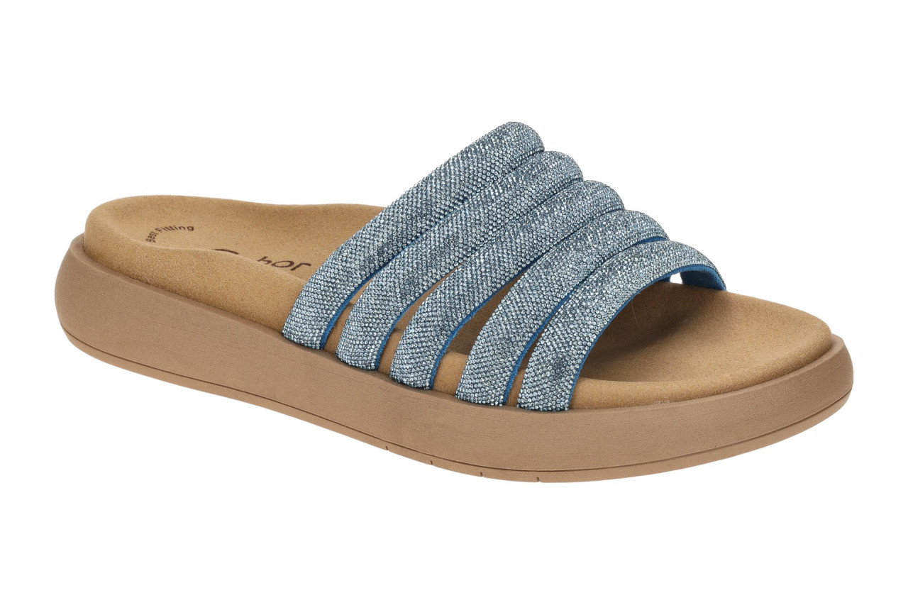 Gabor 63.752.86 hell-blau - bequeme Pantolette f?r Damen 1 Gabor 63.752.86 hell-blau - bequeme Pantolette f?r Damen