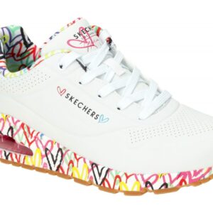 Skechers UNO 155506 WHT wei? - sportliche Halbschuhe f?r Damen