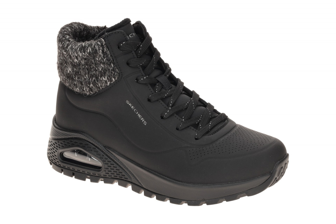 Skechers UNO 167988 BLK schwarz - Mid Cut Sneakers f?r Damen 1 Skechers UNO 167988 BLK schwarz - Mid Cut Sneakers f?r Damen