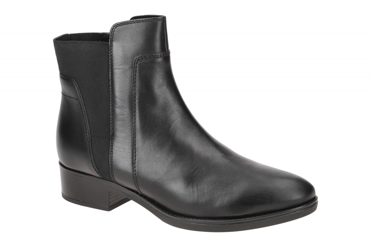 Geox FELICITY F D84G1F 00043C9999 schwarz - elegante Stiefelette f?r Damen 1 Geox FELICITY F D84G1F 00043C9999 schwarz - elegante Stiefelette f?r Damen