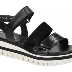 Gabor 64.620.37 schwarz - Riemchen Sandale f?r Damen