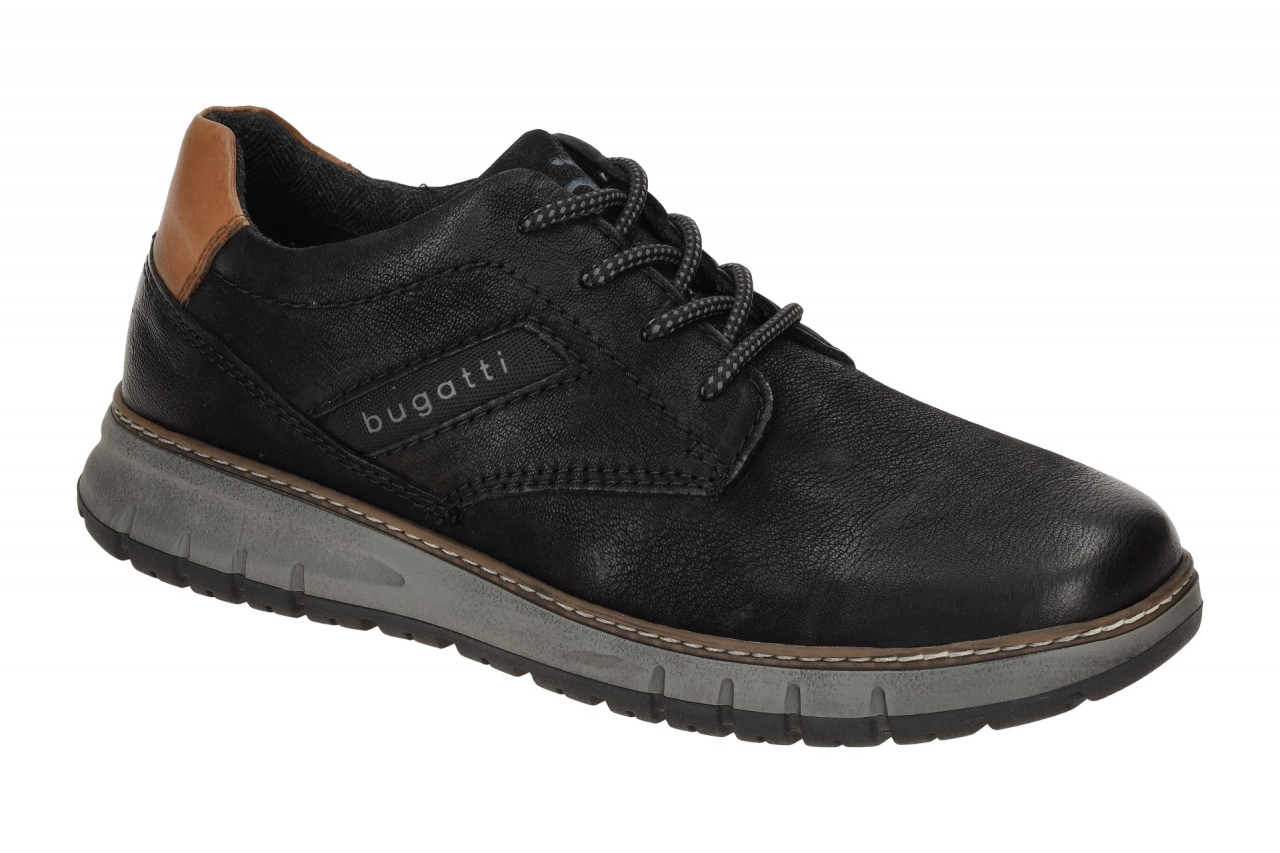 Bugatti QUEBEC 321AOP013500 1000 schwarz - bequeme Halbschuhe f?r Herren 1 Bugatti QUEBEC 321AOP013500 1000 schwarz - bequeme Halbschuhe f?r Herren