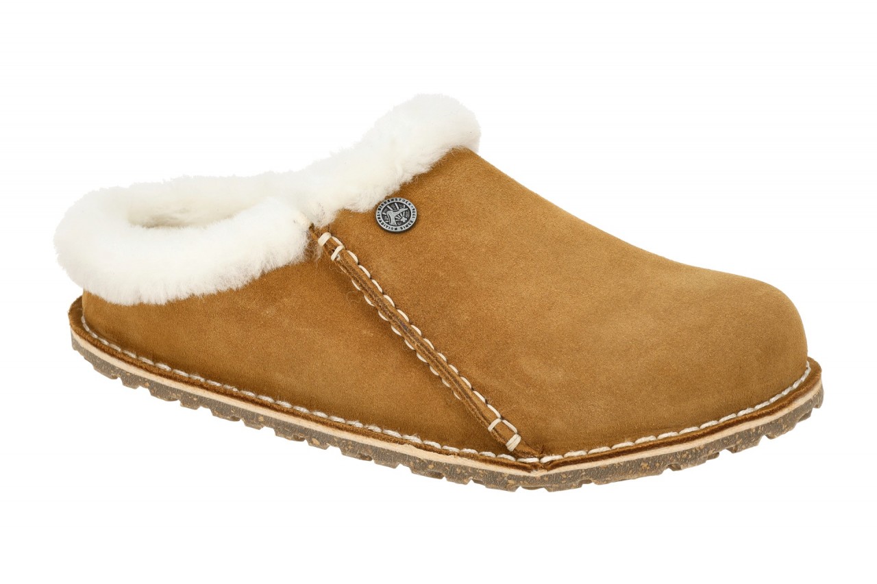 Birkenstock ZERMATT PREMIUM SUEDE 1023161 hell-braun - Pantolette f?r Damen 1 Birkenstock ZERMATT PREMIUM SUEDE 1023161 hell-braun - Pantolette f?r Damen