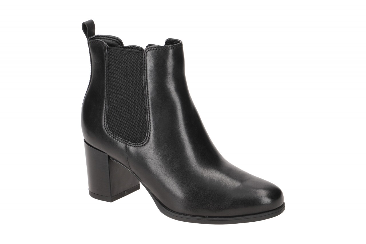 Tamaris Ankle Boots Stiefelette schwarz Leder 1-25377-41 1 Tamaris Ankle Boots Stiefelette schwarz Leder 1-25377-41
