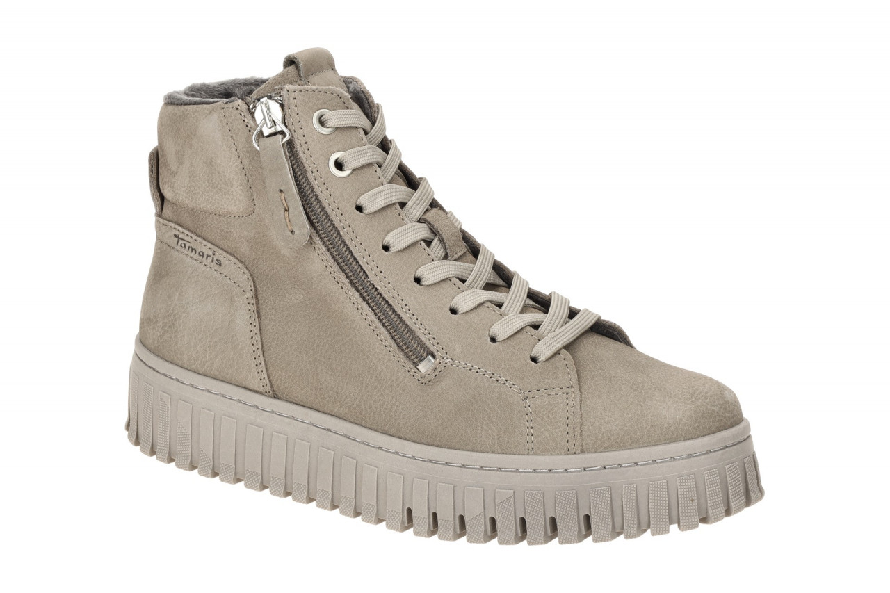 Tamaris Plateau Boots grau Nubuck 1-25206-43 1 Tamaris Plateau Boots grau Nubuck 1-25206-43