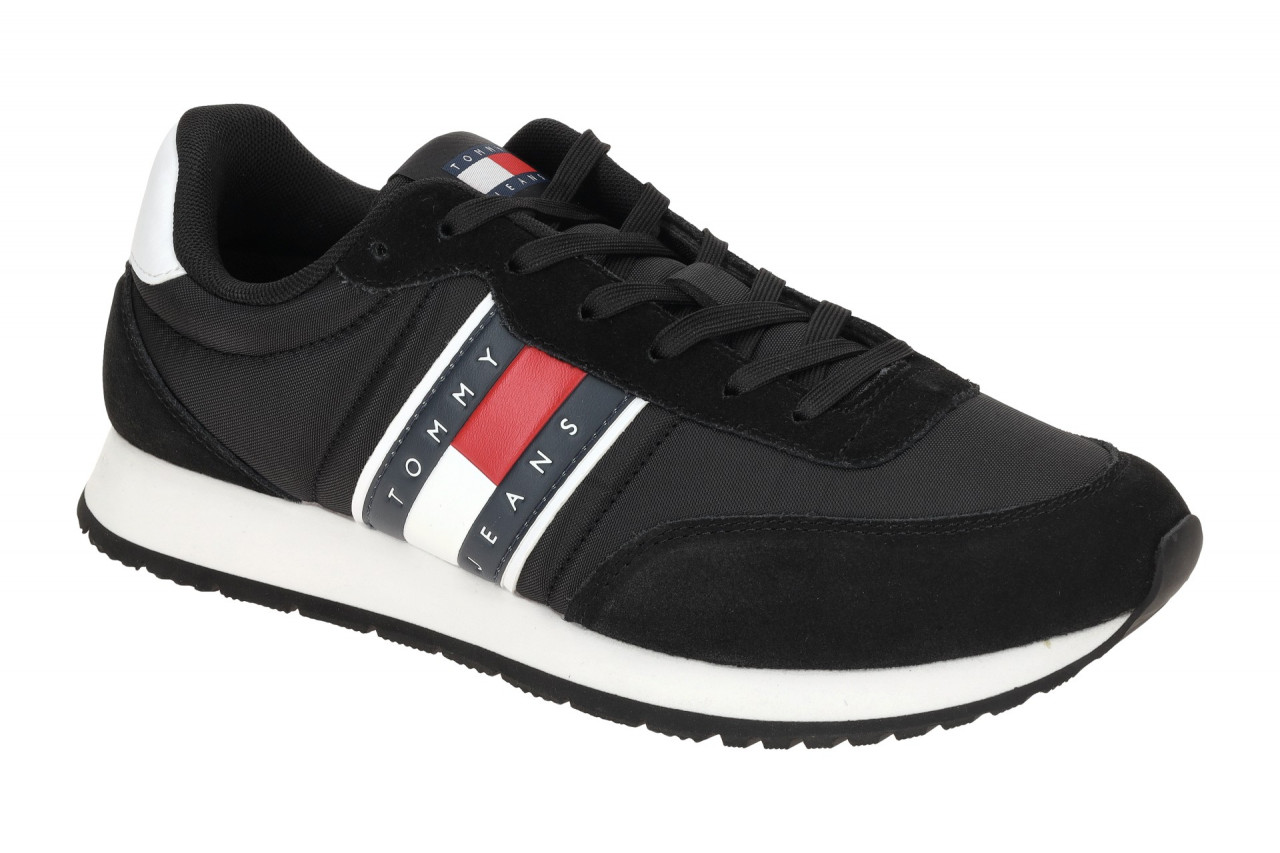 Tommy Hilfiger TJM RUNNER CASUAL ESS EM01351 BDS schwarz - Sneakers f?r Herren 1 Tommy Hilfiger TJM RUNNER CASUAL ESS EM01351 BDS schwarz - Sneakers f?r Herren
