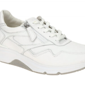 Gabor ROLLINGSOFT 66.896.51 wei? - sportliche Halbschuhe f?r Damen