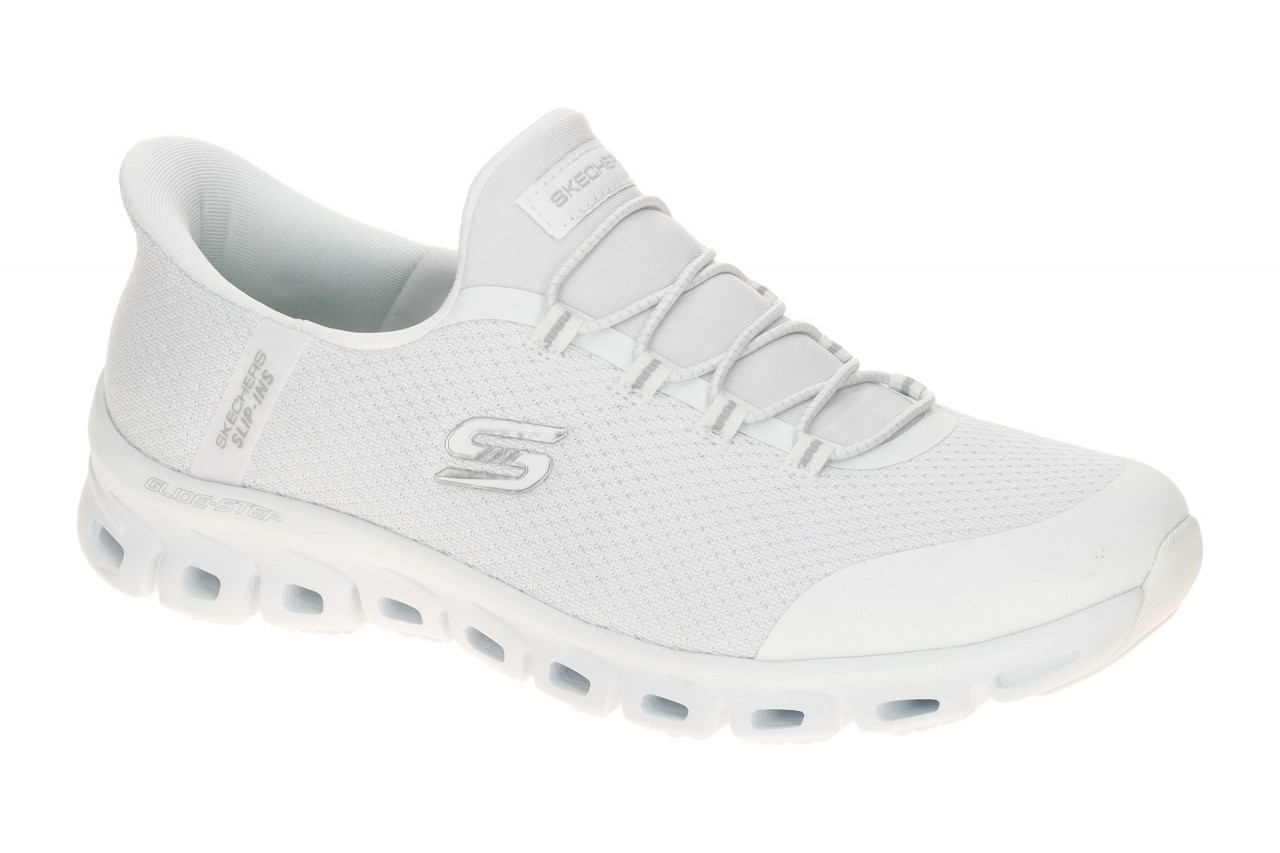 Skechers GLIDE STEP 104547 WSL wei? - sportliche Slipper f?r Damen 1 Skechers GLIDE STEP 104547 WSL wei? - sportliche Slipper f?r Damen