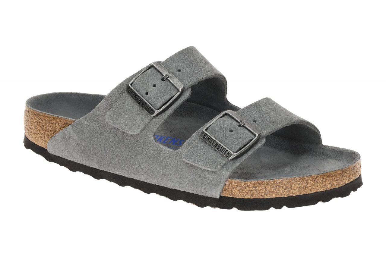 Birkenstock ARIZONA BS 1030860 grau - bequeme Pantoletten f?r Herren 1 Birkenstock ARIZONA BS 1030860 grau - bequeme Pantoletten f?r Herren