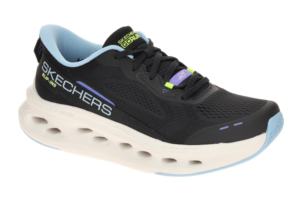 Skechers MAX CUSHIONING GLIDE 129400 BKBL schwarz - Sportschuhe f?r Damen 1 Skechers MAX CUSHIONING GLIDE 129400 BKBL schwarz - Sportschuhe f?r Damen