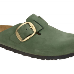 Birkenstock BOSTON BIG BUCKLE 1028033 gr?n - bequeme Pantolette f?r Damen