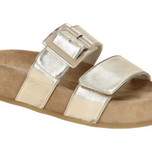 Paul Green 6157-02 gold - bequeme Pantolette f?r Damen