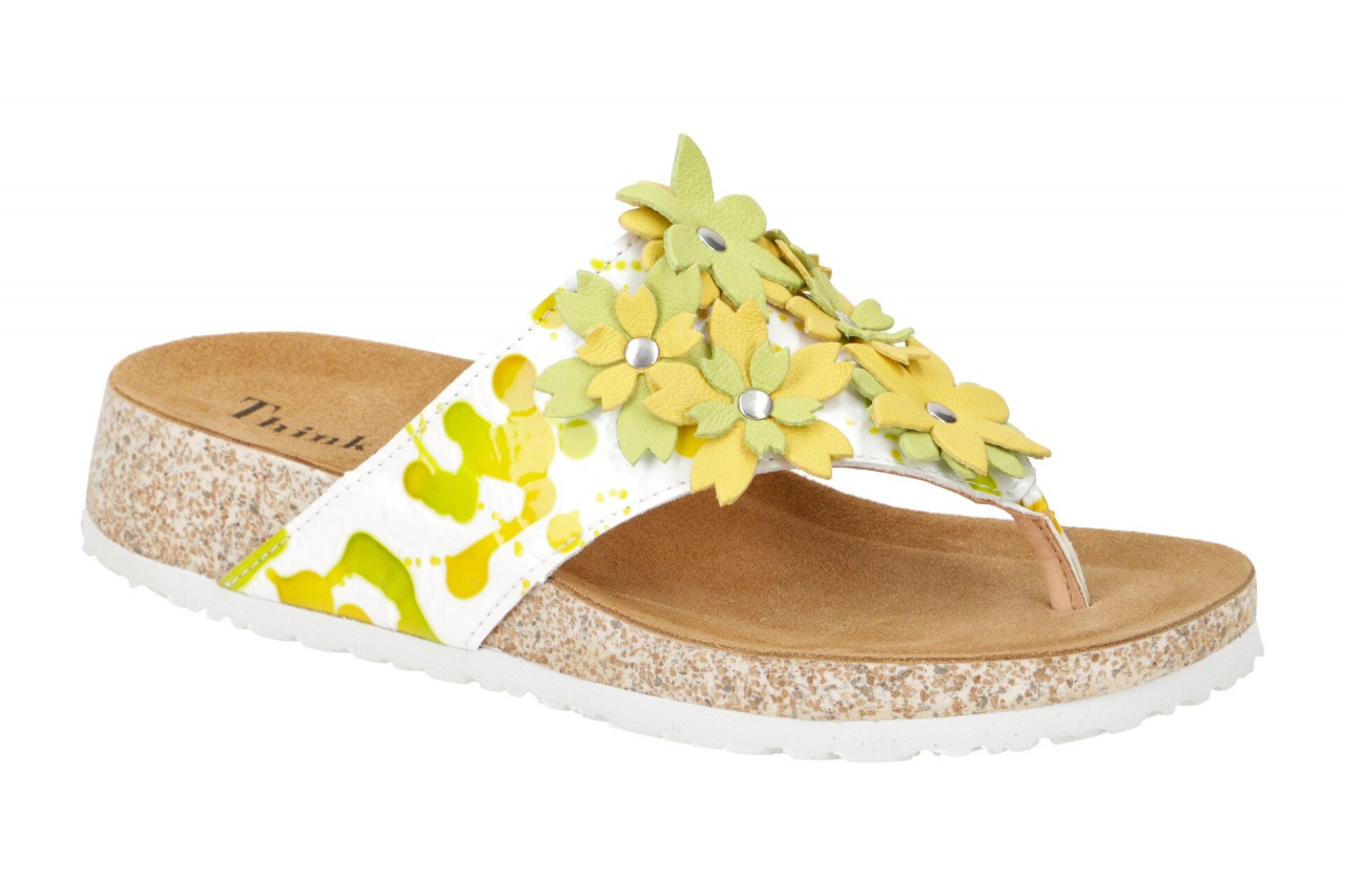 Think KOAK 3-000745-9000 wei? - Pantoletten f?r Damen 1 Think KOAK 3-000745-9000 wei? - Pantoletten f?r Damen