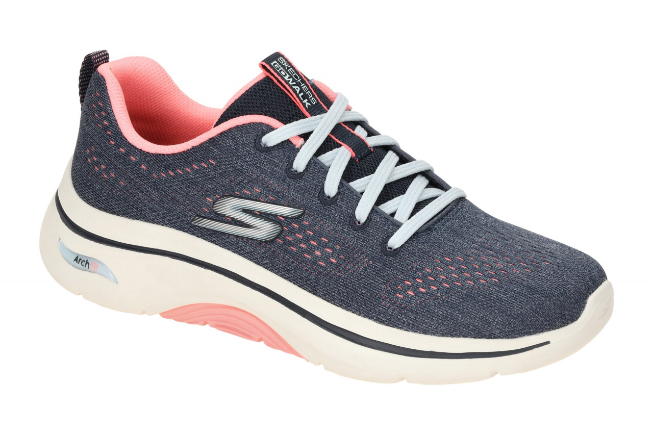 Skechers GO WALK ARCH FIT 2.0 125311/NVHP blau - sportliche Halbschuhe f?r Damen 1 Skechers GO WALK ARCH FIT 2.0 125311/NVHP blau - sportliche Halbschuhe f?r Damen