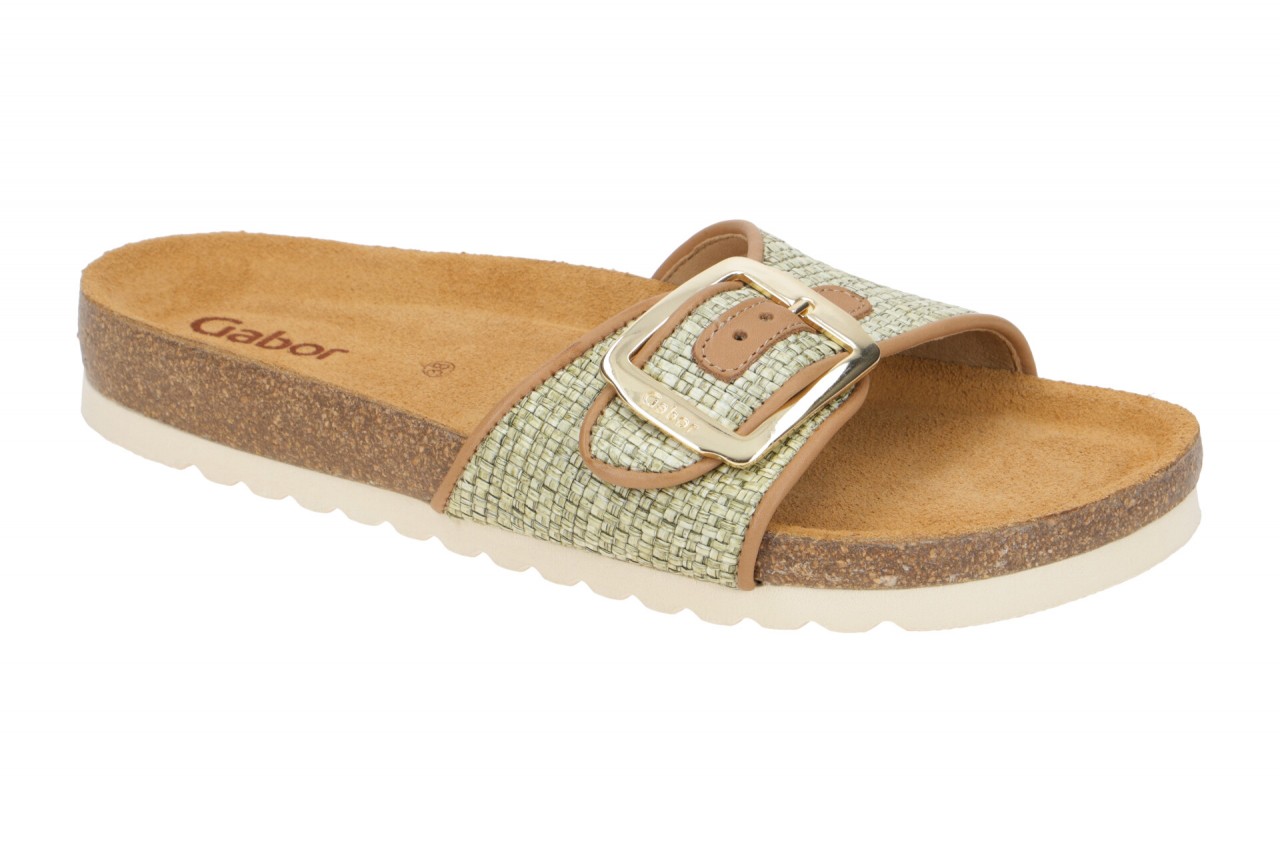 Gabor 83.031.49 gr?n - bequeme Pantolette f?r Damen 1 Gabor 83.031.49 gr?n - bequeme Pantolette f?r Damen