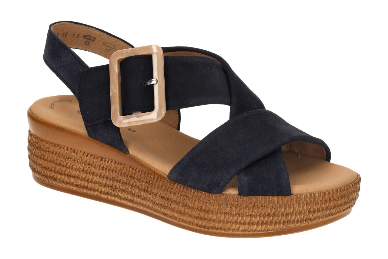 Gabor 64.572.16 dunkel-blau - Riemchen Sandale f?r Damen 1 Gabor 64.572.16 dunkel-blau - Riemchen Sandale f?r Damen