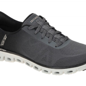 Skechers GLIDE STEP 104566/BKCC dunkel-grau - sportliche Halbschuhe f?r Damen