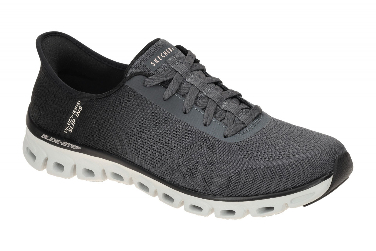 Skechers GLIDE STEP 104566/BKCC dunkel-grau - sportliche Halbschuhe f?r Damen 1 Skechers GLIDE STEP 104566/BKCC dunkel-grau - sportliche Halbschuhe f?r Damen