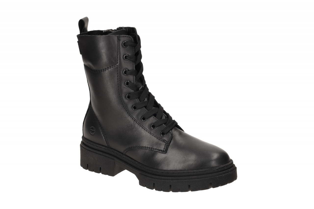 Tamaris Schn?r Stiefel Boots schwarz Echtleder 1-25213-43 1 Tamaris Schn?r Stiefel Boots schwarz Echtleder 1-25213-43