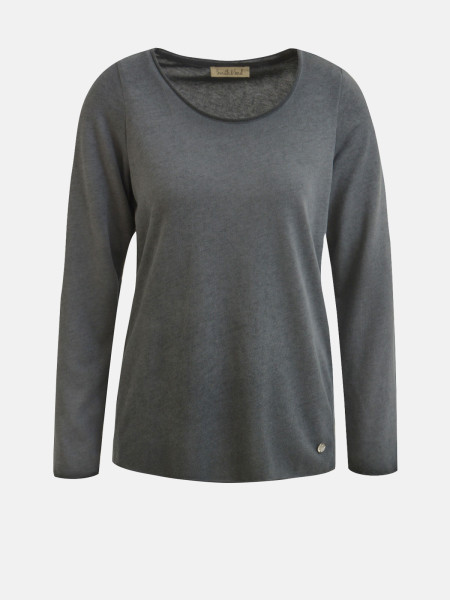 SMITH & SOUL Damen Langarmshirt, anthrazit 1 SMITH & SOUL Damen Langarmshirt, anthrazit