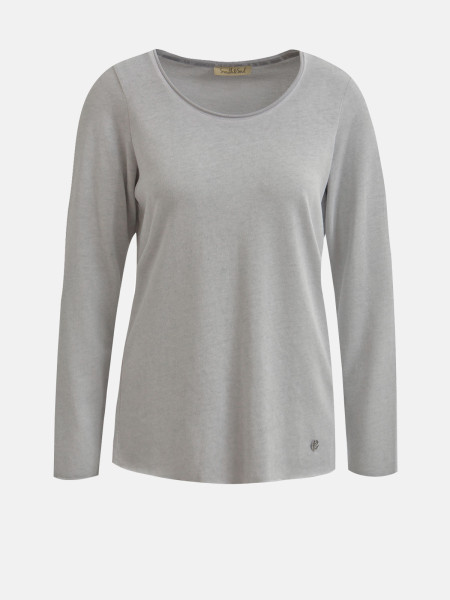 SMITH & SOUL Damen Langarmshirt, grau 1 SMITH & SOUL Damen Langarmshirt, grau
