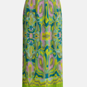 SMITH & SOUL Damen Faltenrock, grün