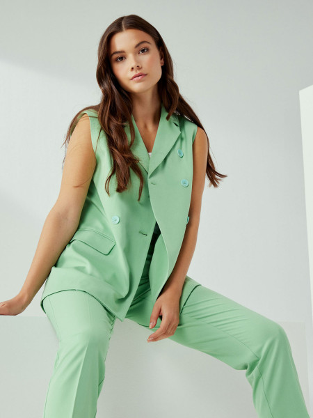 SMITH & SOUL Damen Weste, mintgrün 1 SMITH & SOUL Damen Weste, mintgrün