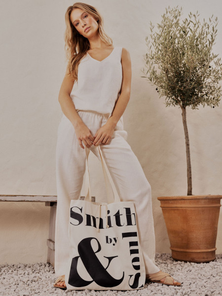 SMITH & SOUL Damen Tragetasche, creme 1 SMITH & SOUL Damen Tragetasche, creme