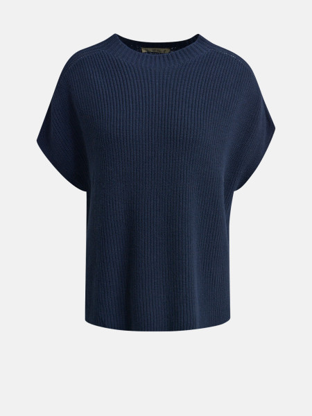 SMITH & SOUL Damen Kurzarmpullover, marine 1 SMITH & SOUL Damen Kurzarmpullover, marine