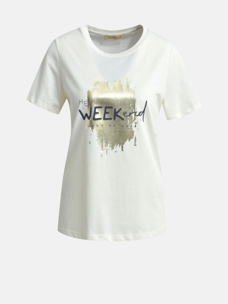 SMITH & SOUL Damen T-Shirt, creme 1 SMITH & SOUL Damen T-Shirt, creme